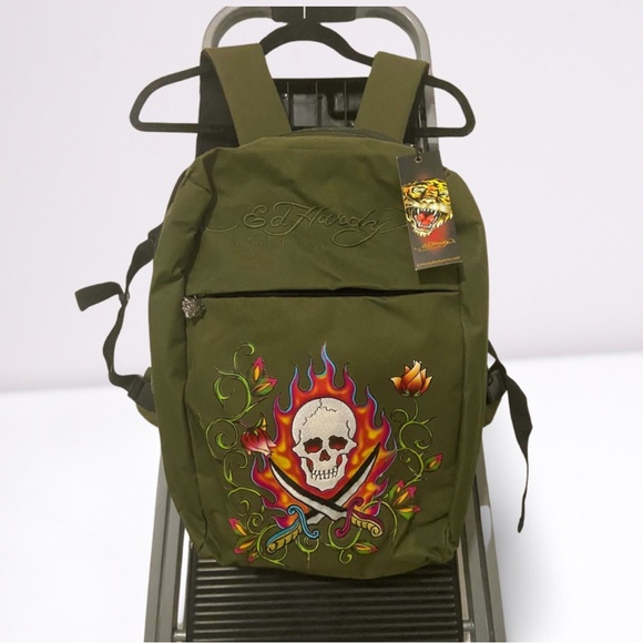 Ed Hardy Other - Vintage Large Ed Hardy Backpack